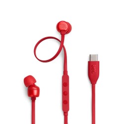 JBL Tune 310C Wired in-Ear Type C Earphones - Red