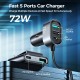 Joyroom (JR-CL05) 5 Multi-Port (2 PD + 3 QC3.0) Fast Car Charger