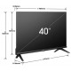 Hisense 40A4N 40″ Full HD Smart TV Wi-Fi