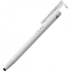 FIXED 3IN1 PEN WITH STYLUS AND STAND FIXED PEN, ANTIBACTERIAL SURFACE, WHITE