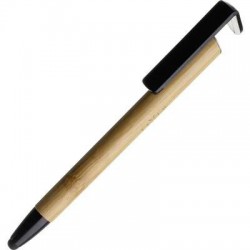 FIXED 3IN1 PEN WITH STYLUS AND STAND FIXED PEN, ANTIBACTERIAL SURFACE, BAMBOO BODY