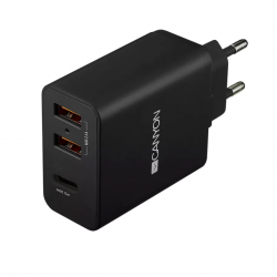 Powerful Technology Multi-USB Wall Charger, 2.4A H-08 - Black