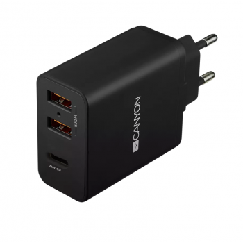 Powerful Technology Multi-USB Wall Charger, 2.4A H-08 - Black