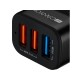 Canyon Triple USB Car Charger 2.4A - Black
