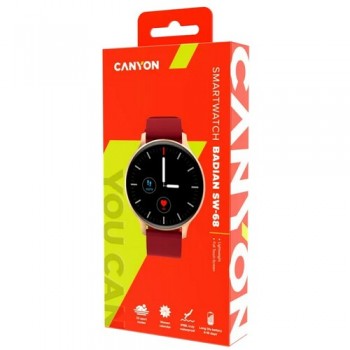 Canyon 'Badian' SW-68 Smart Watch - Red