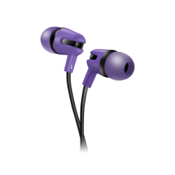 Canyon Stereo earphones with flat cable and microphone SEP-4 - Ultra Violet 