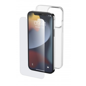 Cellularline Protection Kit - iPhone 13 (Silicone Case + Screen Protector)
