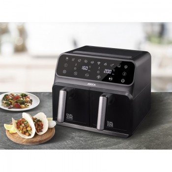 JOCCA DOUBLE DIGITAL AIR FRYER (4L+4L)(2097)