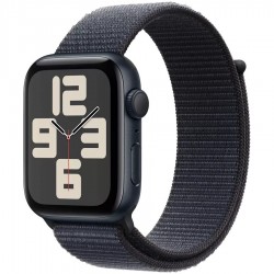 Apple Watch SE (2024) 40mm Midnight Aluminium Case with Midnight Sport Loop