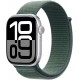 Apple Watch SE (2024) 40mm Starlight Aluminium Case with Lake Green Sport Loop