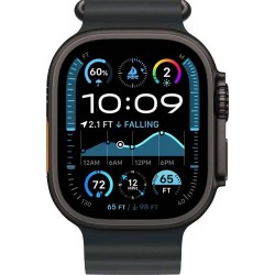 Apple Watch Ultra 2 49mm Black Titanium Case with Black Ocean Band EU