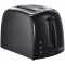 Russell Hobbs 21641 Textures 2-Slice Toaster, 1000 W, Black [Energy Class A]