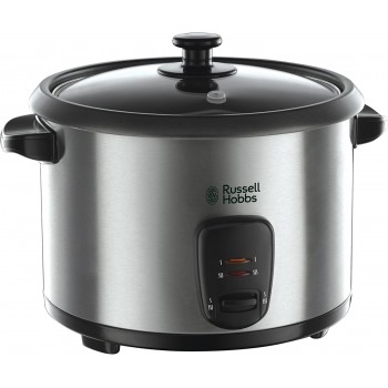 Russell Hobbs Rice Cooker and Steamer, 1.8L - Silver