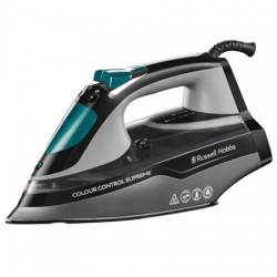 Russell Hobbs Colour Control Supreme Steam-Iron - Black/ Turquoise 