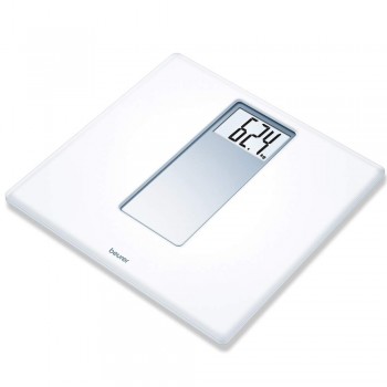 Beurer Wellbeing Acrylic Electronic Bathroom Scale - White