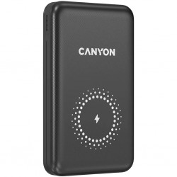 Canyon PB-1001 Power Bank 10000 mAh Wireless Charging - BLACK