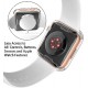 FIXED TPU SLIM GEL CASE FOR APPLE WATCH SERIES 9 41MM, CLEAR
