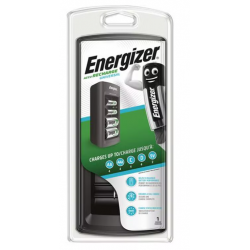 Energizer Universal Battery Charger With Easy-To-Read Led Status Indicator - Black