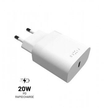 FIXED charger with USB-C output and PD support, 20W - White