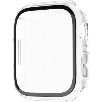 FIXED Pure Case With Tempered Glass for Apple Watch 10 46mm, Clear FIXPUW-1474-TR