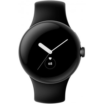 Google Pixel Watch LTE Smartwatch - Matt Black case w/ Black Active band