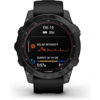 Garmin Fenix 7 Sapphire Solar - Black