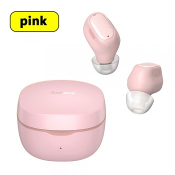 Baseus Earphone Bluetooth Encok WM01 True Wireless - Pink