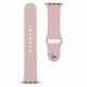 FIXED SILICONE STRAP SET FOR APPLE WATCH 38/40/41 MM, PINK