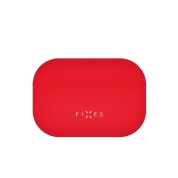 Fixed Silky Silicon Case for Apple AirPods Pro 2 - Red