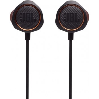 JBL Quantum 50 Wired, in-Ear Gaming Headphones with Inline Control - Black/Orange