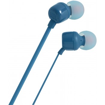 JBL TUNE 110 - In-Ear Headphone with One-Button Remote - Blue