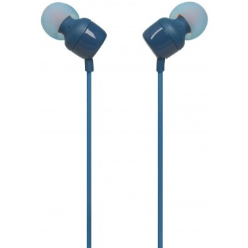 JBL TUNE 110 - In-Ear Headphone with One-Button Remote - Blue