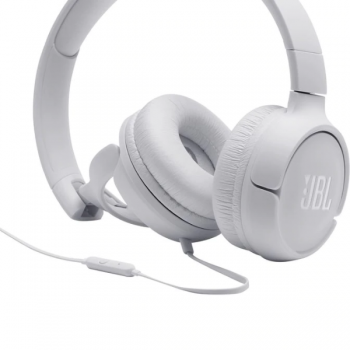 JBL Tune 500 On-Ear Headphones - White
