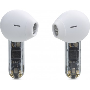 JBL Tune Flex True Wireless Noise Cancelling Bluetooth Earphones - Ghost White