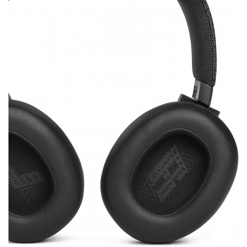 JBL Live 660NC - Wireless Over-Ear Noise Cancelling Headphones with Long Lasting Battery and Voice Assistant - Black