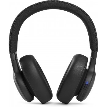 JBL Live 660NC - Wireless Over-Ear Noise Cancelling Headphones with Long Lasting Battery and Voice Assistant - Black