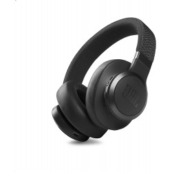 JBL Live 660NC - Wireless Over-Ear Noise Cancelling Headphones with Long Lasting Battery and Voice Assistant - Black