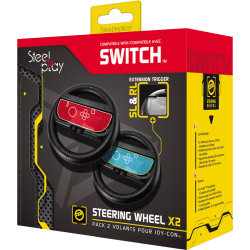 Steel play Steering wheel twin pack for Nintendo switch