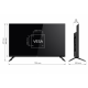 KIVI 32" HD TV KIVI 32H730QB Smart/Android TV - Black