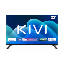 KIVI 32" HD TV KIVI 32H730QB Smart/Android TV - Black