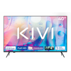 KIVI 40" FHD TV KIVI 40F760QB Smart/Android TV - Black