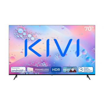 KIVI 70" UHD TV KIVI 70U760QB Smart/Android TV - Black