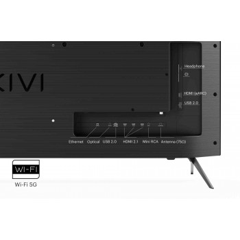 KIVI 50" UHD TV KIVI 50U760QB Smart/Android TV - Black