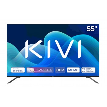 KIVI 55" UHD TV KIVI 55U730QB Smart/Android TV - Black