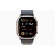 Apple Watch Series Ultra 2, 49mm - Titanium Case With Small Blue Alpine Loop 