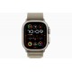 Apple Watch Series Ultra 2, 49mm - Titanium Case With Large Olive Alpine Loop