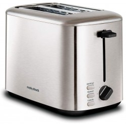 Morphy Richards Brushed Equip 2 Slice Stainless Steel Toaster, 800 W - Silver