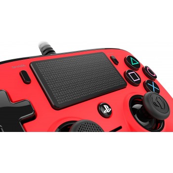 Nacon Wired Compact Controller For PlayStation 4 - Red