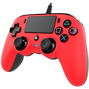 Nacon Wired Compact Controller For PlayStation 4 - Red