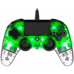 Nacon Wired Compact Controller For PlayStation 4 - Transparent Green